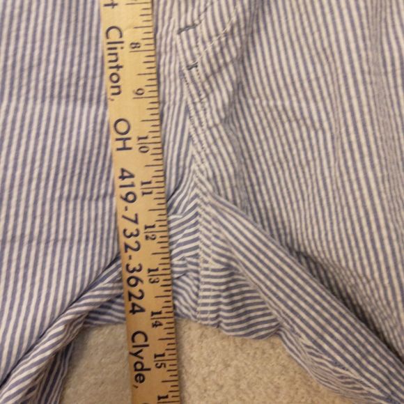 Polo Ralph Lauren shorts mens 38 blue stripe color pony stretch classic fit - Picture 8 of 10